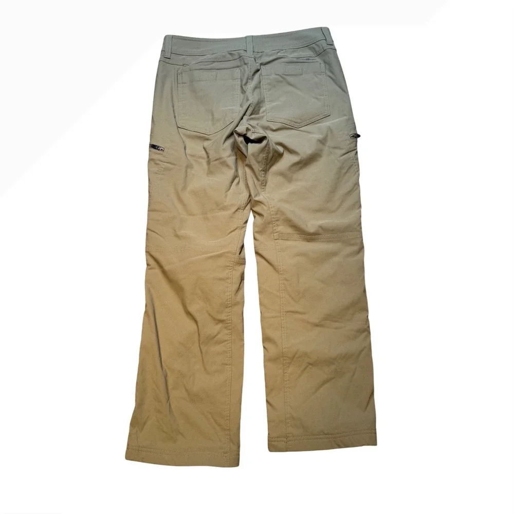 Eddie Bauer First Ascent Guide Pro Fleece‎ Lined Pants Mens 32x30 Tan Hiking